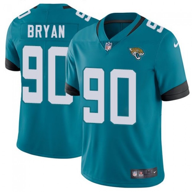 Nike Jaguars #90 Taven Bryan Teal Green Alternate Men's Stitched NFL Vapor Untouchable Limited Jersey