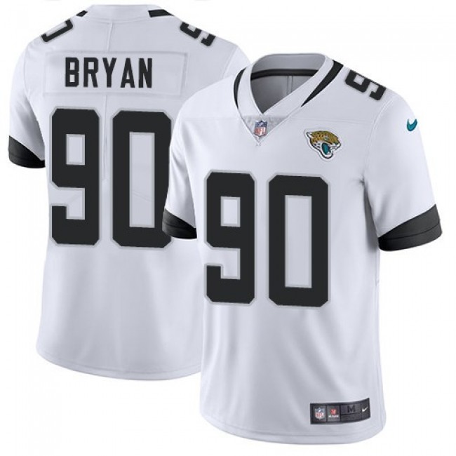 Nike Jaguars #90 Taven Bryan White Men's Stitched NFL Vapor Untouchable Limited Jersey