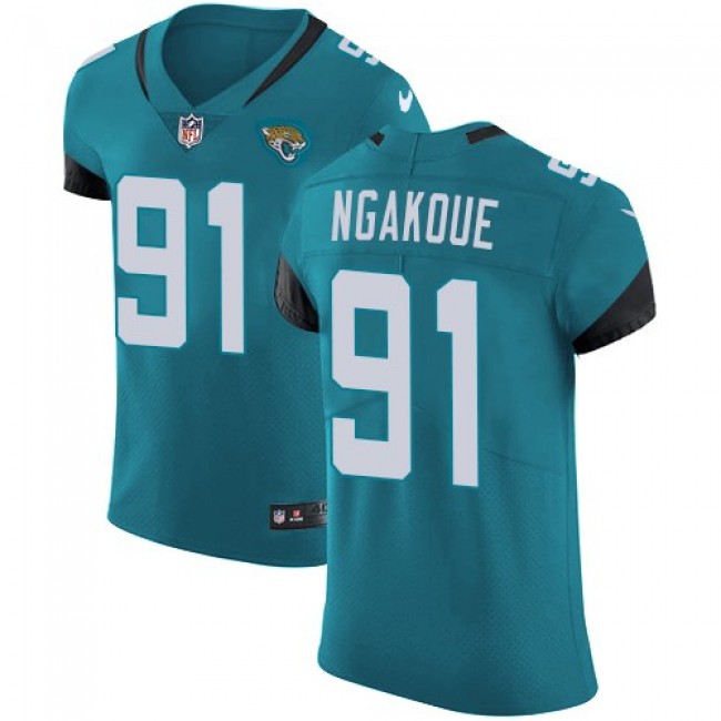 Nike Jaguars #91 Yannick Ngakoue Teal Green Alternate Men's Stitched NFL Vapor Untouchable Elite Jersey