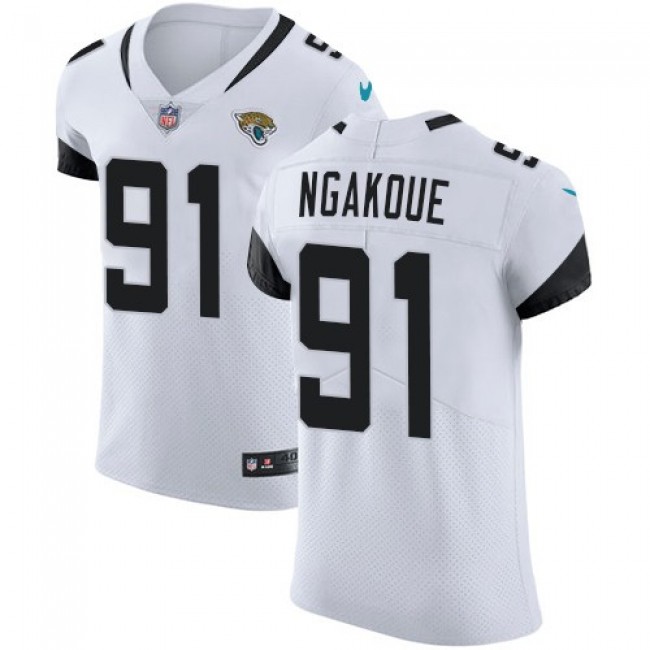 الجسر الان Nike Jaguars #91 Yannick Ngakoue White Women's Stitched NFL Vapor Untouchable Limited Jersey يسبب