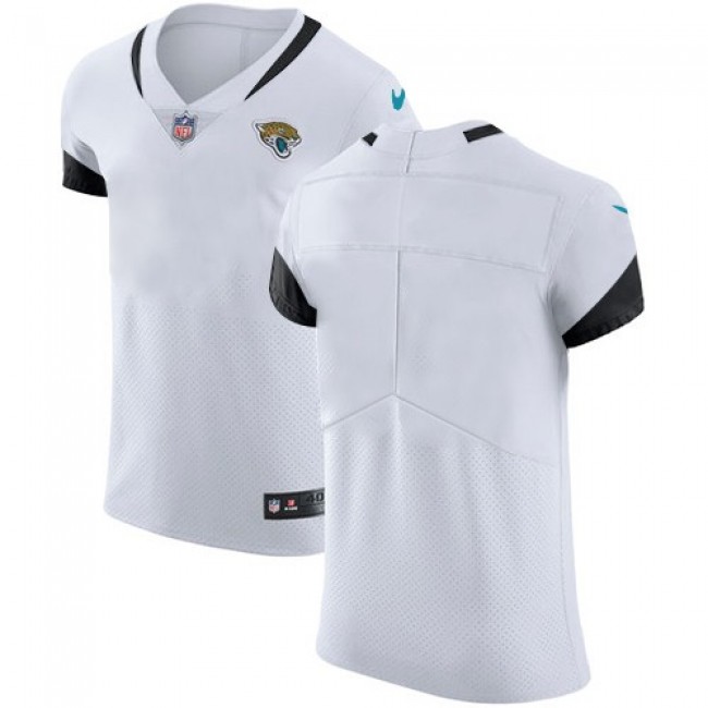 Nike Jaguars Blank White Men's Stitched NFL Vapor Untouchable Elite Jersey