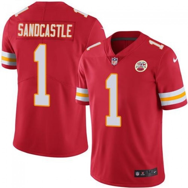 Nike Chiefs #1 Leon Sandcastle Red Team Color Men's Stitched NFL Vapor Untouchable Limited Jersey