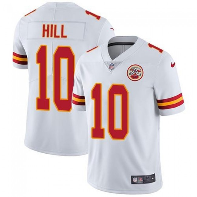 Nike Chiefs #10 Tyreek Hill White Men's Stitched NFL Vapor Untouchable Limited Jersey