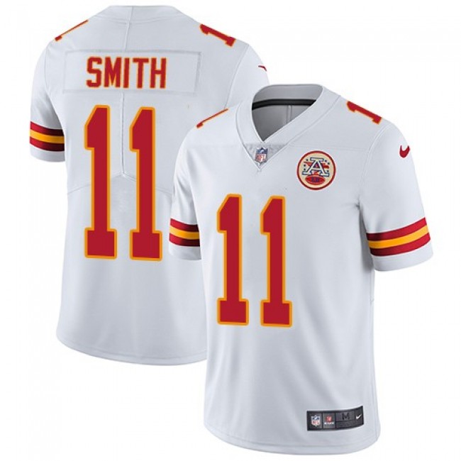 Kansas City Chiefs #11 Alex Smith White Youth Stitched NFL Vapor Untouchable Limited Jersey
