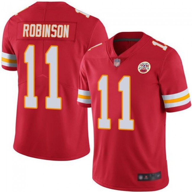 Nike Chiefs #11 Demarcus Robinson Red Team Color Men's Stitched NFL Vapor Untouchable Limited Jersey