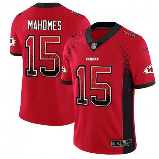 Nike Chiefs #15 Patrick Mahomes Red Team Color Men's Stitched NFL Limited Rush Drift Fashion Jersey
