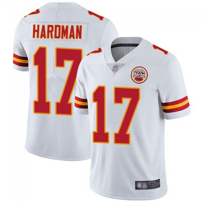 Nike Chiefs #17 Mecole Hardman White Men's Stitched NFL Vapor Untouchable Limited Jersey