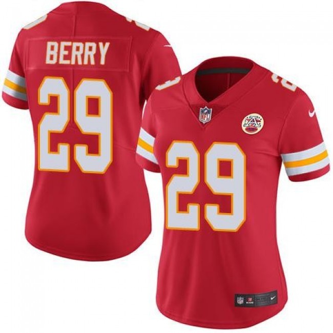 Women's Chiefs #29 Eric Berry Red Team Color Stitched NFL Vapor Untouchable Limited Jersey