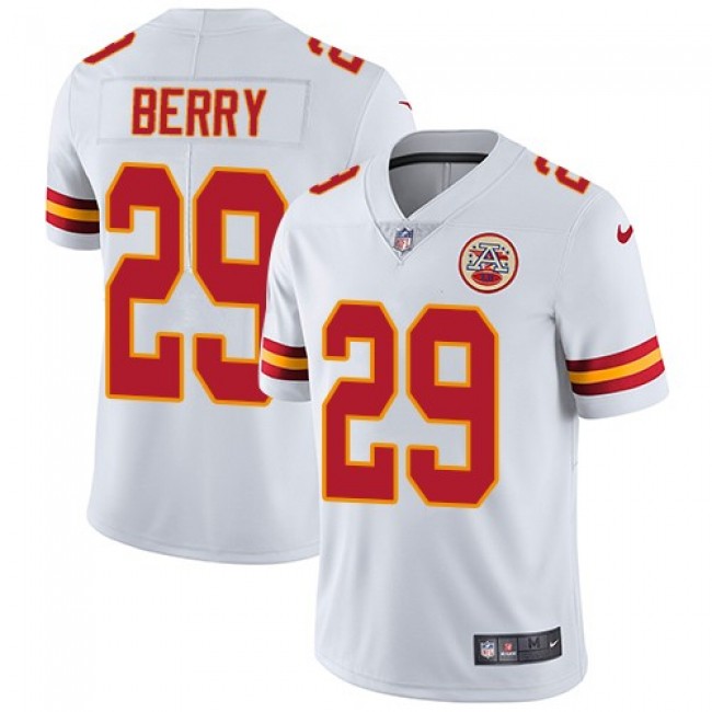Kansas City Chiefs #29 Eric Berry White Youth Stitched NFL Vapor Untouchable Limited Jersey