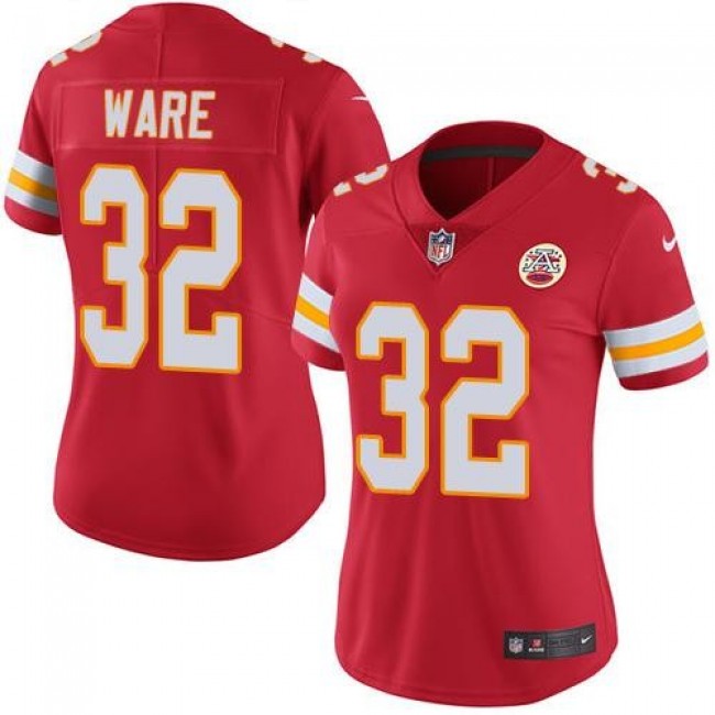 Women's Chiefs #32 Spencer Ware Red Team Color Stitched NFL Vapor Untouchable Limited Jersey