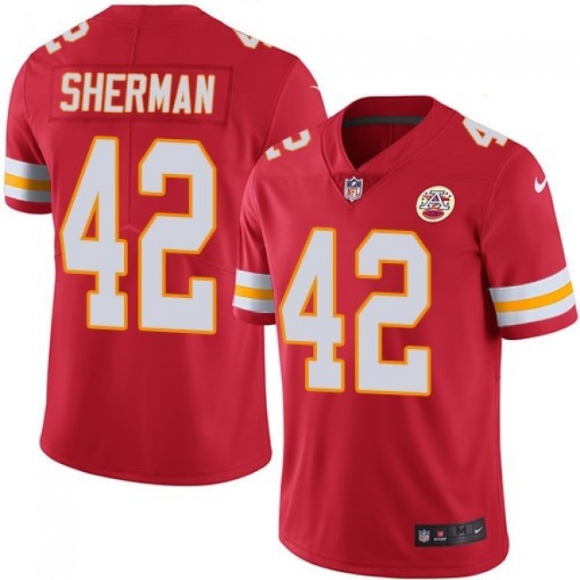 Nike Chiefs #42 Anthony Sherman Red Team Color Men's Stitched NFL Vapor Untouchable Limited Jersey