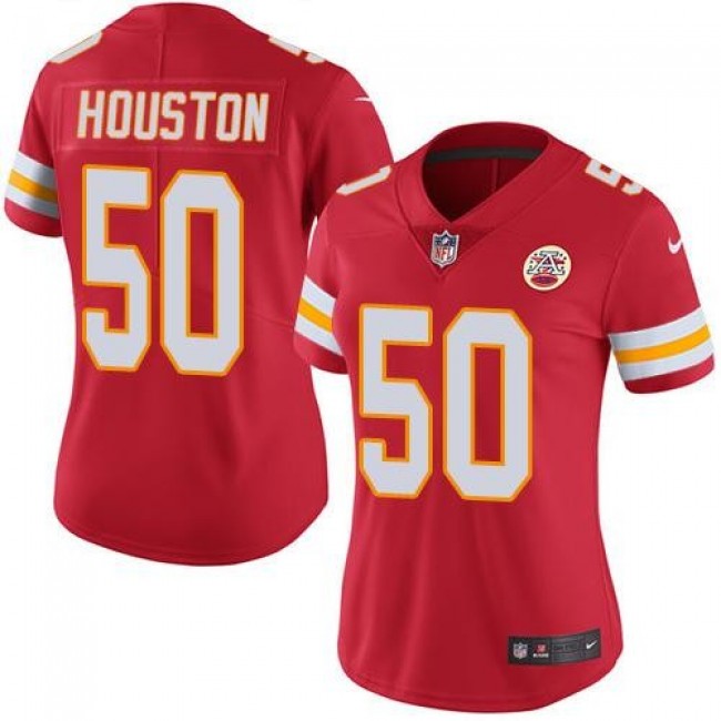 Women's Chiefs #50 Justin Houston Red Team Color Stitched NFL Vapor Untouchable Limited Jersey