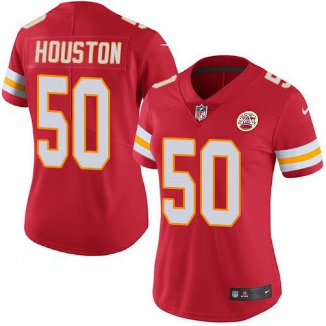 Women's Chiefs #50 Justin Houston Red Team Color Stitched NFL Vapor Untouchable Limited Jersey