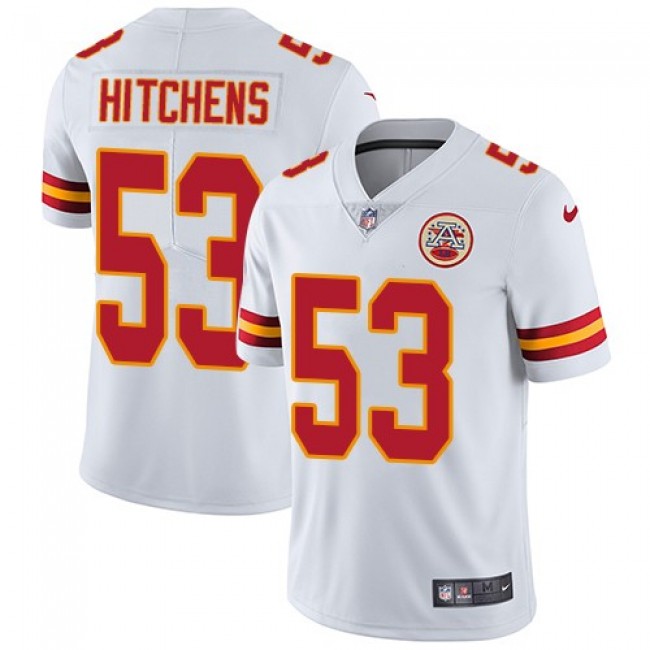 Nike Chiefs #53 Anthony Hitchens White Men's Stitched NFL Vapor Untouchable Limited Jersey
