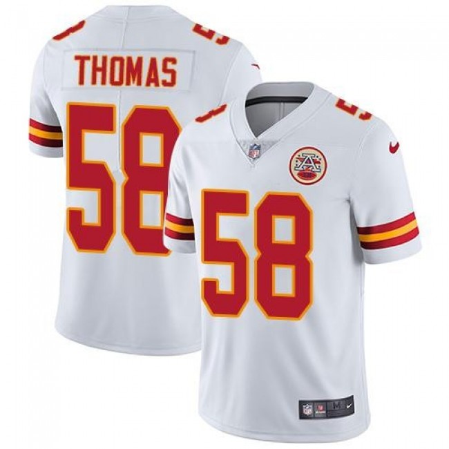 Nike Chiefs #58 Derrick Thomas White Men's Stitched NFL Vapor Untouchable Limited Jersey