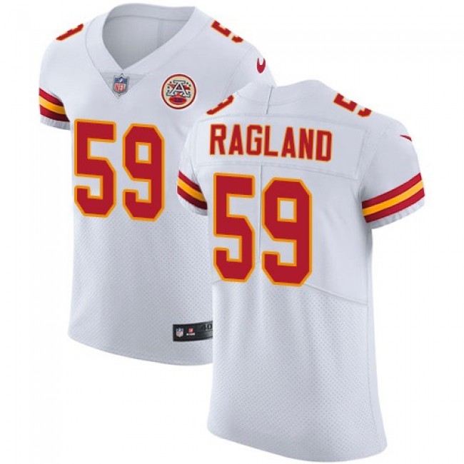 Nike Chiefs #59 Reggie Ragland White Men's Stitched NFL Vapor Untouchable Elite Jersey