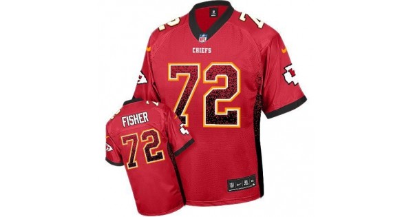 مارس كاكاو NFL Jersey Wholesale UK-Nike Chiefs #72 Eric Fisher Red Team Color ... مارس كاكاو