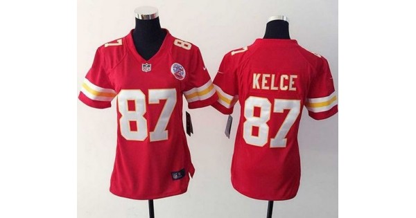 بودي بومب NFL Jersey font-Women's Chiefs #87 Travis Kelce Red Team Color ... بودي بومب