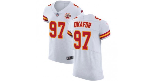 Nike Kansas City Chiefs No97 Alex Okafor Red Team Color Men's Stitched NFL Vapor Untouchable Elite Jersey