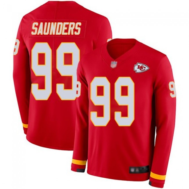 Outlet NFL Jersey Online-Nike Chiefs #99 Khalen Saunders Red Team 