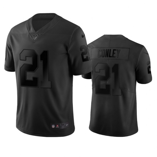 Las Vegas Raiders #21 Gareon Conley Black Vapor Limited City Edition NFL Jersey