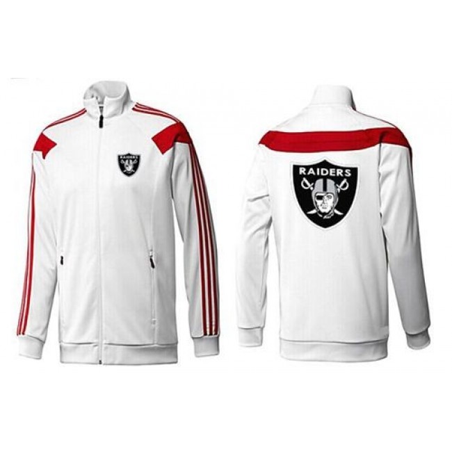 NFL Las Vegas Raiders Team Logo Jacket White_2