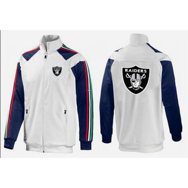 NFL Las Vegas Raiders Team Logo Jacket White_4