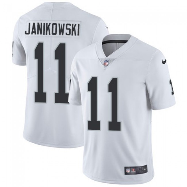 Las Vegas Raiders #11 Sebastian Janikowski White Youth Stitched NFL Vapor Untouchable Limited Jersey