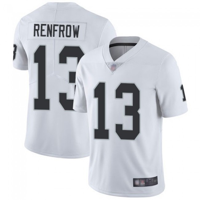Nike Raiders #13 Hunter Renfrow White Men's Stitched NFL Vapor Untouchable Limited Jersey
