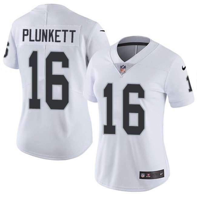 عروض اطارات السيارات NFL Jersey levels-Women's Raiders #16 Jim Plunkett White Stitched ... عروض اطارات السيارات