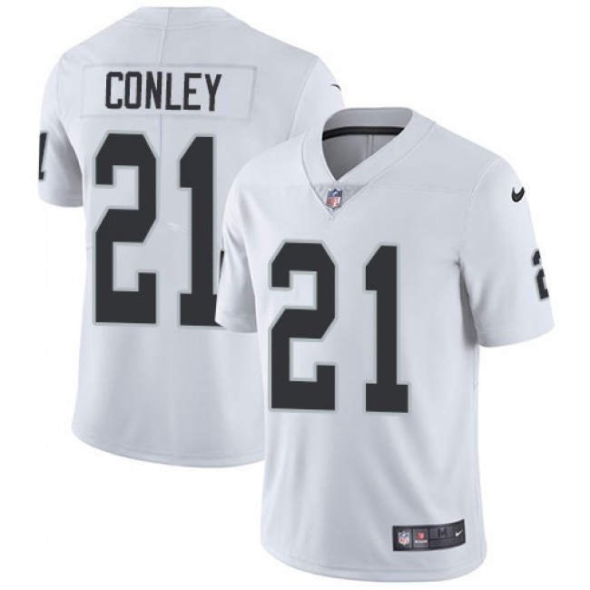 Nike Raiders #21 Gareon Conley White Men's Stitched NFL Vapor Untouchable Limited Jersey