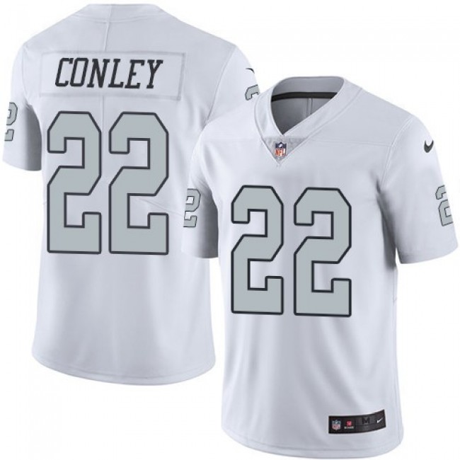 Las Vegas Raiders #22 Gareon Conley White Youth Stitched NFL Limited Rush Jersey