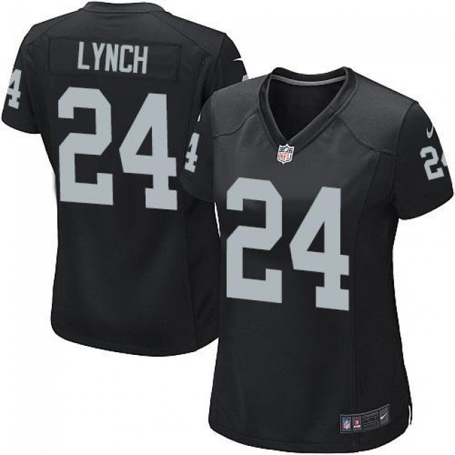 خليط بيتي كروكر ليمون NFL Jersey Retail Prices-Women's Raiders #24 Marshawn Lynch Black ... خليط بيتي كروكر ليمون