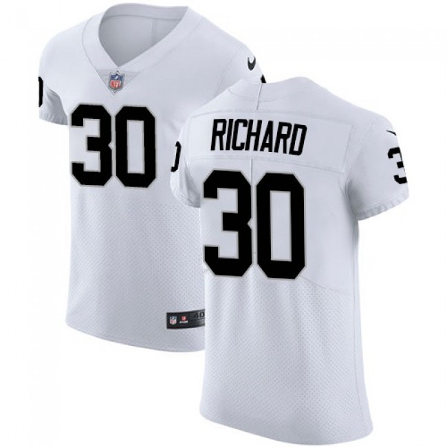 Nike Raiders #30 Jalen Richard White Men's Stitched NFL Vapor Untouchable Elite Jersey