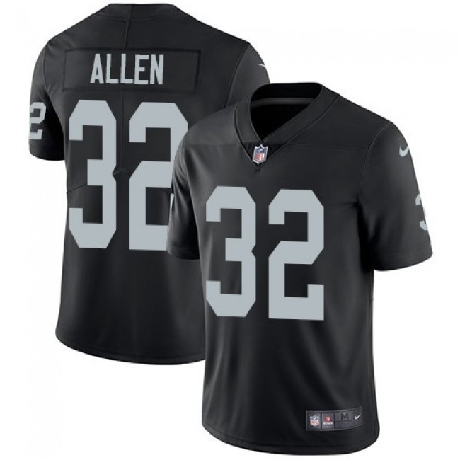 Nike Raiders #32 Marcus Allen Black Team Color Men's Stitched NFL Vapor Untouchable Limited Jersey