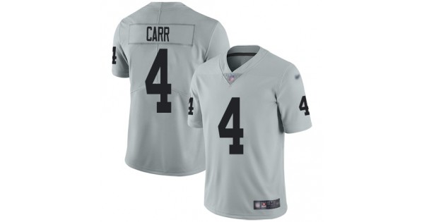 صبغه كستنائي Coupons For NFL Jersey-Nike Raiders #4 Derek Carr Silver Men's ... صبغه كستنائي