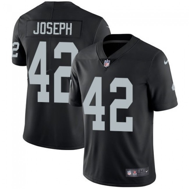 Nike Raiders #42 Karl Joseph Black Team Color Men's Stitched NFL Vapor Untouchable Limited Jersey