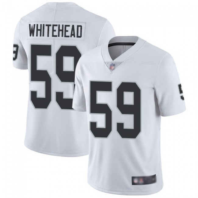 Nike Raiders #59 Tahir Whitehead White Men's Stitched NFL Vapor Untouchable Limited Jersey