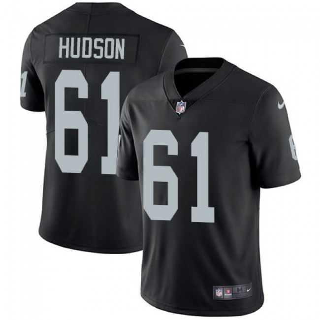 Las Vegas Raiders #61 Rodney Hudson Black Team Color Youth Stitched NFL Vapor Untouchable Limited Jersey
