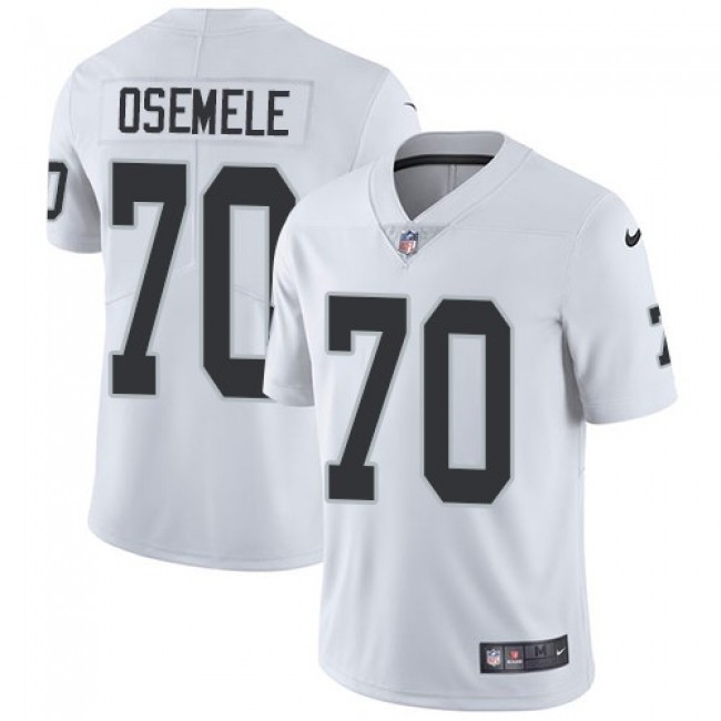 Las Vegas Raiders #70 Kelechi Osemele White Youth Stitched NFL Vapor Untouchable Limited Jersey