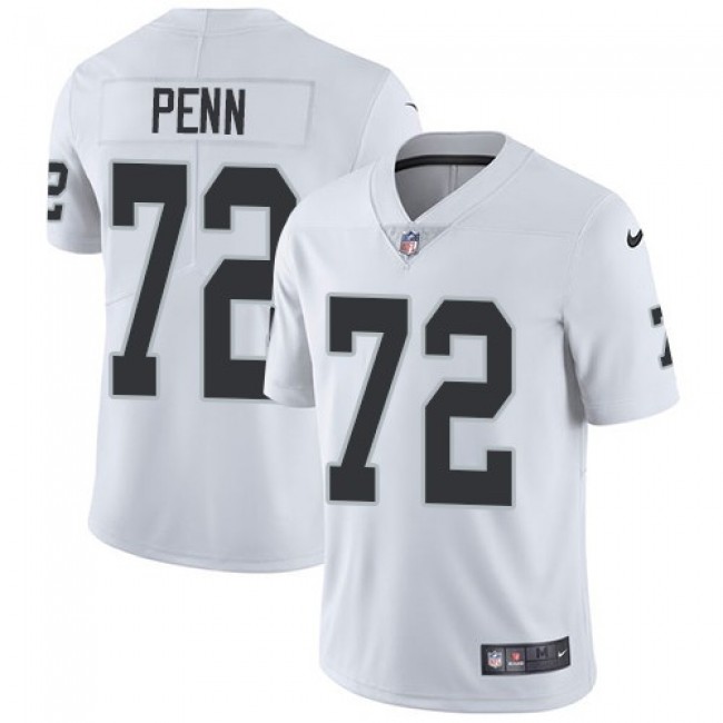Las Vegas Raiders #72 Donald Penn White Youth Stitched NFL Vapor Untouchable Limited Jersey