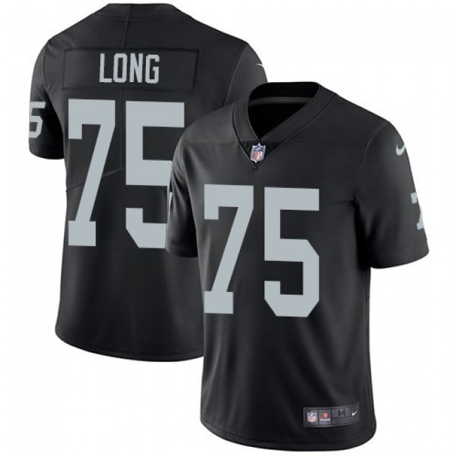 Nike Raiders #75 Howie Long Black Team Color Men's Stitched NFL Vapor Untouchable Limited Jersey
