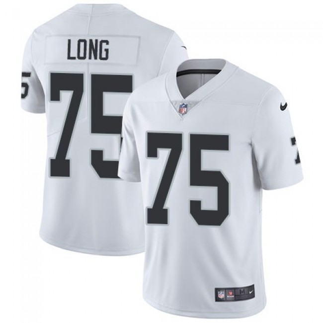 Nike Raiders #75 Howie Long White Men's Stitched NFL Vapor Untouchable Limited Jersey