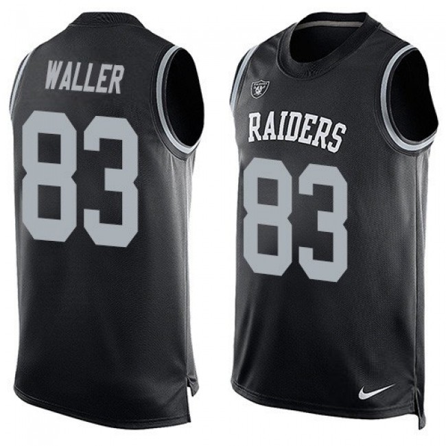 Nike Raiders #83 Darren Waller Black Team Color Men's Stitched NFL Limited Tank Top Jersey
