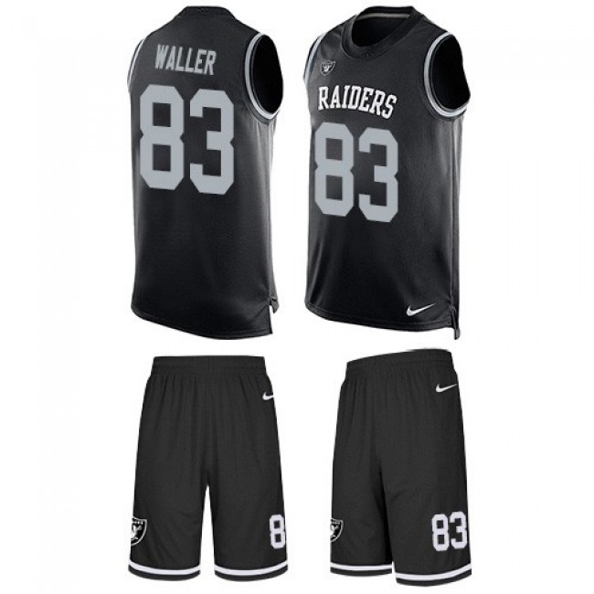 Nike Raiders #83 Darren Waller Black Team Color Men's Stitched NFL Limited Tank Top Suit Jersey
