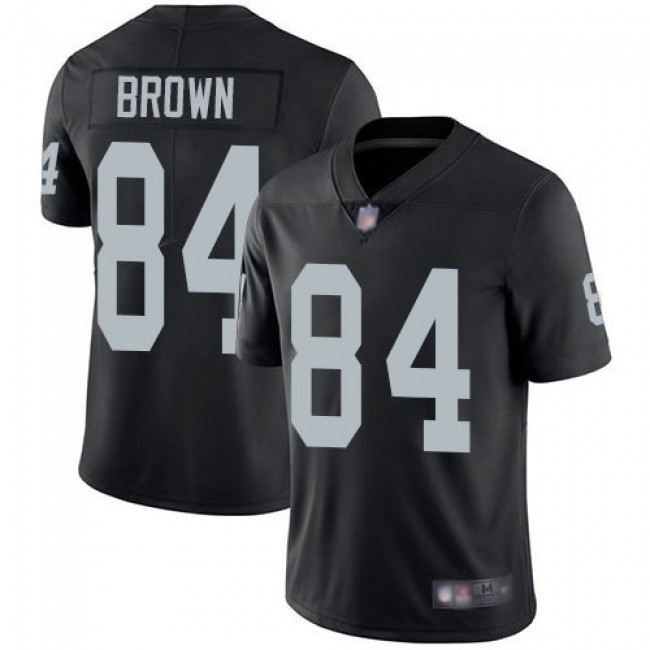Nike Raiders #84 Antonio Brown Black Team Color Men's Stitched NFL Vapor Untouchable Limited Jersey