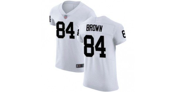 کانون Nike Raiders #84 Antonio Brown White Women's Stitched NFL Limited Rush 100th Season Jersey کانون