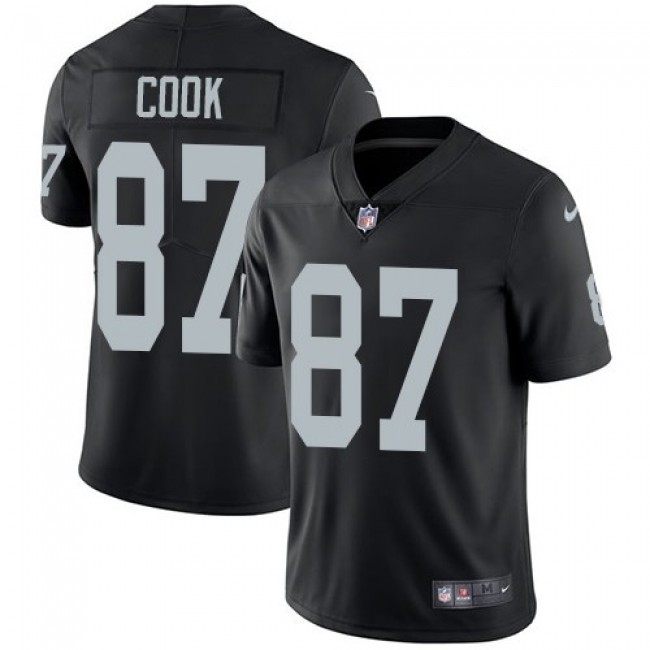 Las Vegas Raiders #87 Jared Cook Black Team Color Youth Stitched NFL Vapor Untouchable Limited Jersey
