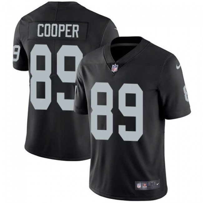Las Vegas Raiders #89 Amari Cooper Black Team Color Youth Stitched NFL Vapor Untouchable Limited Jersey