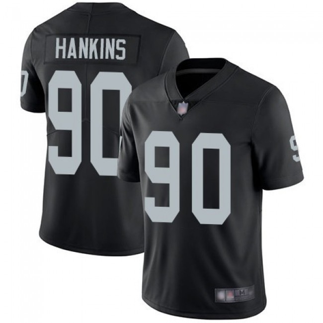 Nike Raiders #90 Johnathan Hankins Black Team Color Men's Stitched NFL Vapor Untouchable Limited Jersey